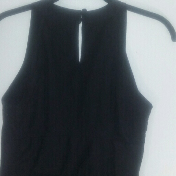 Loft Ann Taylor black cotton sleeveless dress - Picture 6 of 8
